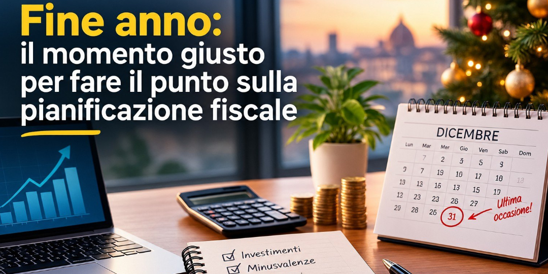 Rappresentazione visiva dell'articolo: Fine anno: il momento giusto per fare il punto sulla pianificazione fiscale